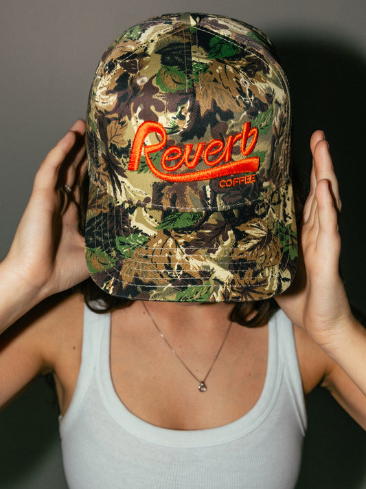Logo hat - Camo & Orange