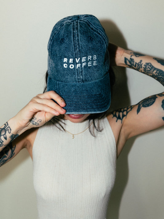 Wavy - Washed Blue Hat